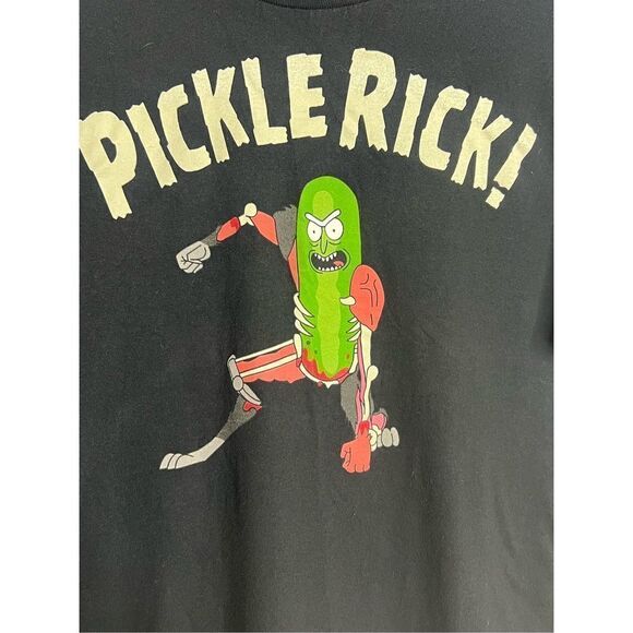 Ripple junction Rick and Morty pickle Rick black tshirt sz L - Picture 2 of 4